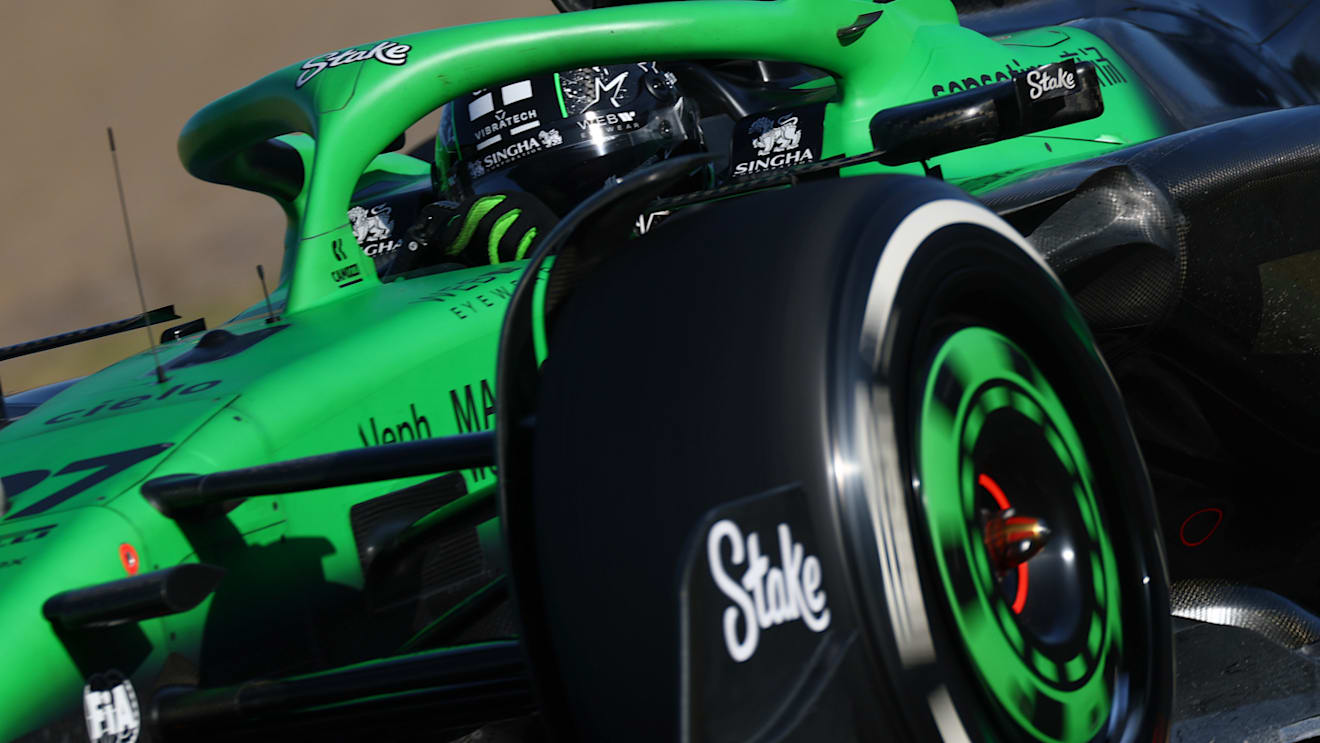 SUZUKA, JAPAN - APRIL 04: Nico Hulkenberg of Germany driving the (27) Kick Sauber C45 Ferrari on track during practice ahead of the F1 Grand Prix of Japan at Suzuka Circuit on April 04, 2025 in Suzuka, Japan. (Photo by Mark Thompson/Getty Images)