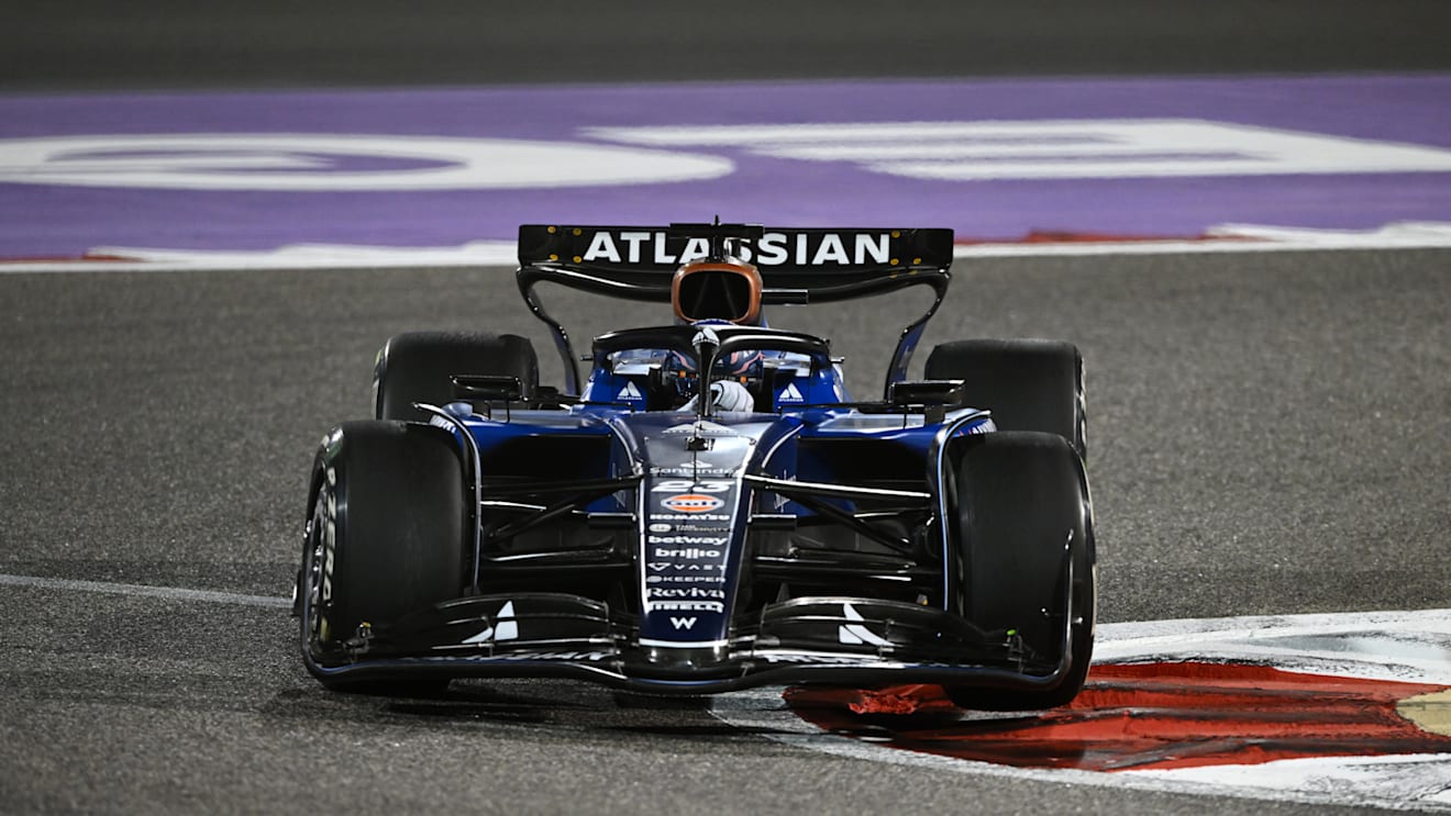 BAHRAIN, BAHRAIN - APRIL 13: Alexander Albon of Thailand driving the (23) Williams FW47 Mercedes on track during the F1 Grand Prix of Bahrain at Bahrain International Circuit on April 13, 2025 in Bahrain, Bahrain. (Photo by Rudy Carezzevoli/Getty Images)