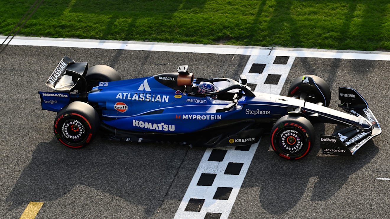 BAHRAIN, BAHRAIN - APRIL 12: Alexander Albon of Thailand driving the (23) Williams FW47 Mercedes on track during final practice ahead of the F1 Grand Prix of Bahrain at Bahrain International Circuit on April 12, 2025 in Bahrain, Bahrain. (Photo by Mark Sutton - Formula 1/Formula 1 via Getty Images)