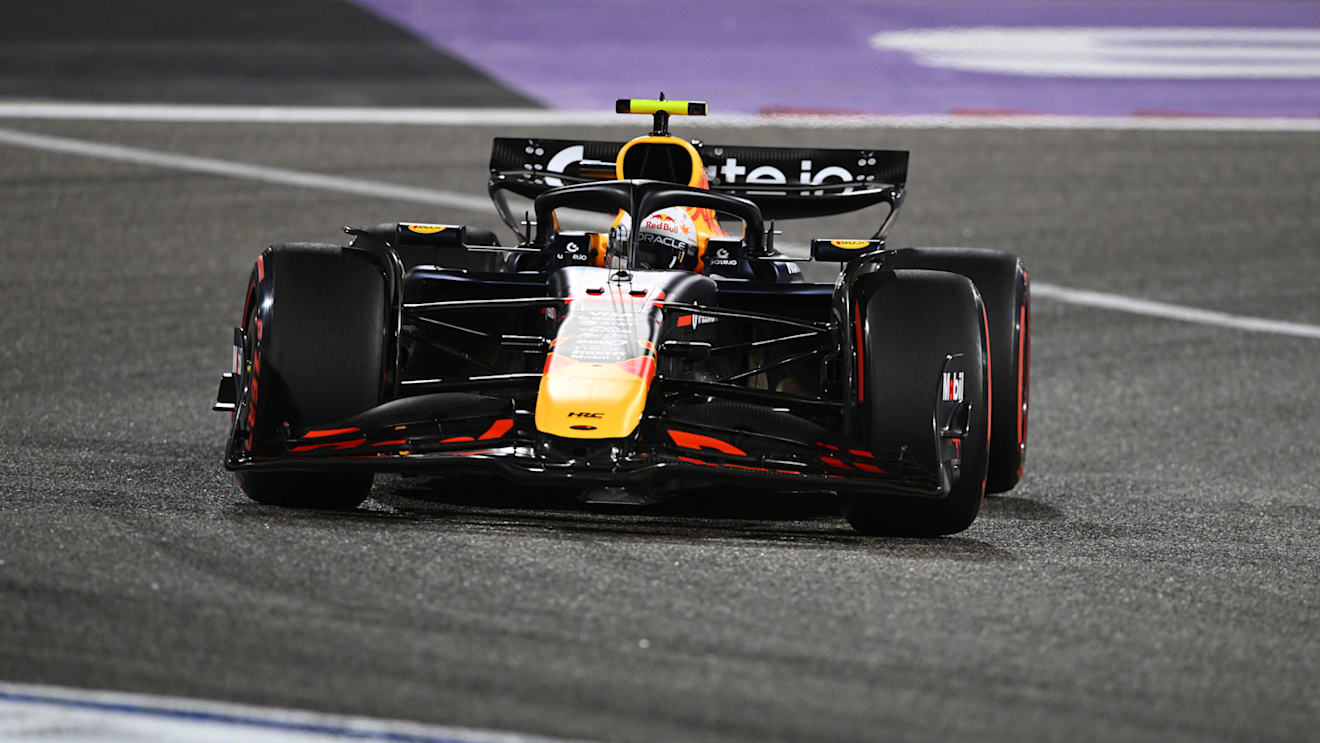 BAHRAIN, BAHRAIN - APRIL 12: Yuki Tsunoda of Japan driving the (22) Oracle Red Bull Racing RB21 on track during qualifying ahead of the F1 Grand Prix of Bahrain at Bahrain International Circuit on April 12, 2025 in Bahrain, Bahrain. (Photo by Rudy Carezzevoli/Getty Images)