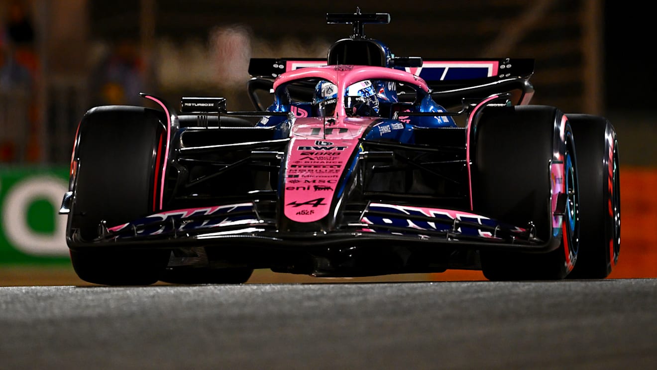 BAHRAIN, BAHRAIN - APRIL 12: Pierre Gasly of France driving the (10) Alpine F1 A525 Renault on track during qualifying ahead of the F1 Grand Prix of Bahrain at Bahrain International Circuit on April 12, 2025 in Bahrain, Bahrain. (Photo by Clive Mason/Getty Images)