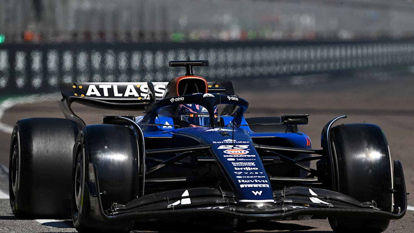 IMOLA, ITALY - MAY 18: Alexander Albon of Thailand driving the (23) Williams FW47 Mercedes on track during the F1 Grand Prix of Emilia-Romagna at Autodromo Internazionale Enzo e Dino Ferrari on May 18, 2025 in Imola, Italy. (Photo by Rudy Carezzevoli/Getty Images)
