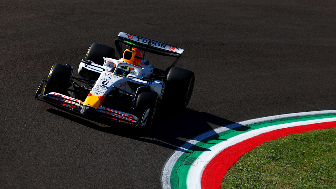 IMOLA, ITALY - MAY 16: Liam Lawson of New Zealand driving the (30) Visa Cash App Racing Bulls VCARB 02 on track during practice ahead of the F1 Grand Prix of Emilia-Romagna at Autodromo Internazionale Enzo e Dino Ferrari on May 16, 2025 in Imola, Italy. (Photo by Clive Rose/Getty Images)