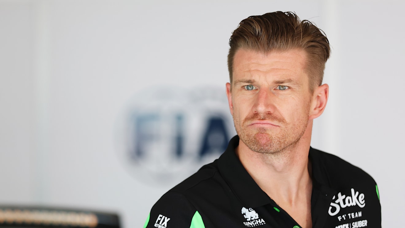 MIAMI, FLORIDA - MAY 04: Nico Hulkenberg of Germany and Stake F1 Team Kick Sauber looks on during the F1 Grand Prix of Miami at Miami International Autodrome on May 04, 2025 in Miami, Florida. (Photo by Mark Thompson/Getty Images)