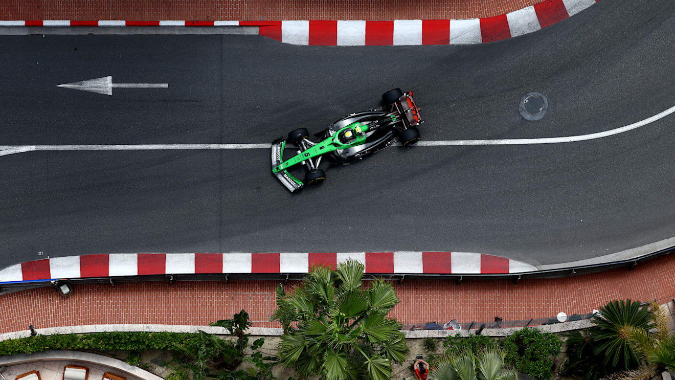 MONTE-CARLO, MONACO - MAY 23: Gabriel Bortoleto of Brazil driving the (5) Kick Sauber C45 Ferrari on track during practice ahead of the F1 Grand Prix of Monaco at Circuit de Monaco on May 23, 2025 in Monte-Carlo, Monaco. (Photo by Bryn Lennon - Formula 1/Formula 1 via Getty Images)