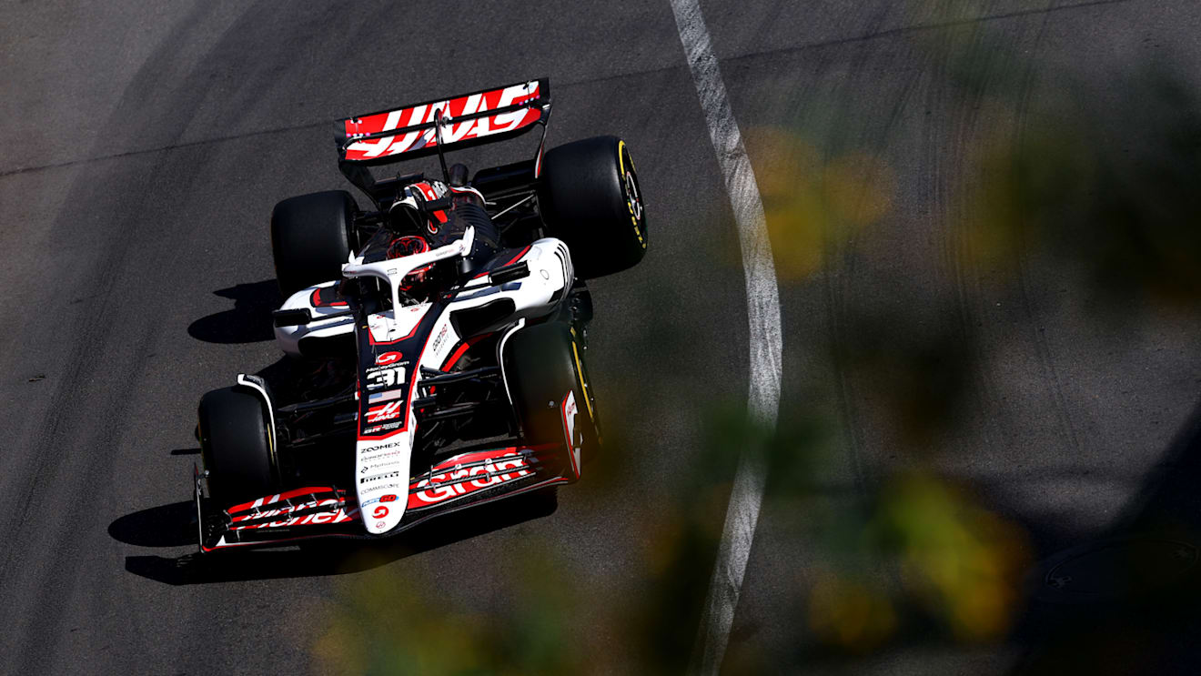 MONTE-CARLO, MONACO - MAY 23: Esteban Ocon of France driving the (31) Haas F1 VF-25 Ferrari on track during practice ahead of the F1 Grand Prix of Monaco at Circuit de Monaco on May 23, 2025 in Monte-Carlo, Monaco. (Photo by Clive Rose/Getty Images)