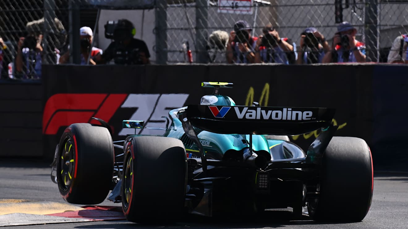 MONTE-CARLO, MONACO - MAY 24: Fernando Alonso of Spain driving the (14) Aston Martin F1 Team AMR25 Mercedes on track during qualifying ahead of the F1 Grand Prix of Monaco at Circuit de Monaco on May 24, 2025 in Monte-Carlo, Monaco (Photo by Mark Sutton - Formula 1/Formula 1 via Getty Images)