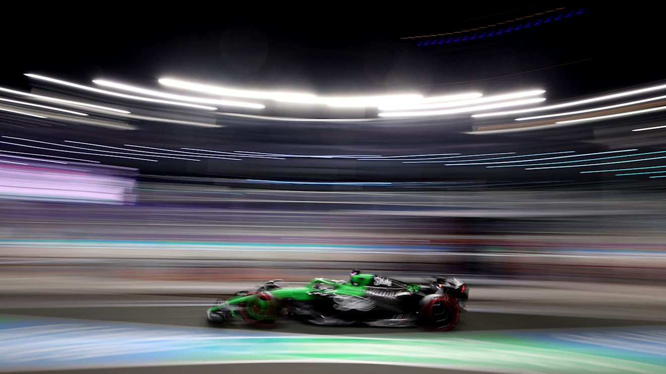 JEDDAH, SAUDI ARABIA - APRIL 19: Nico Hulkenberg of Germany driving the (27) Kick Sauber C45 Ferrari on track during qualifying ahead of the F1 Grand Prix of Saudi Arabia at Jeddah Corniche Circuit on April 19, 2025 in Jeddah, Saudi Arabia. (Photo by Alex Pantling/Getty Images)