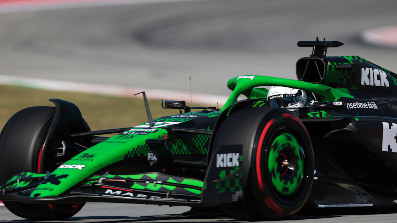BARCELONA, SPAIN - MAY 30: Nico Hulkenberg of Germany driving the (27) Kick Sauber C45 Ferrari on track during practice ahead of the F1 Grand Prix of Spain at Circuit de Barcelona-Catalunya on May 30, 2025 in Barcelona, Spain. (Photo by Mark Thompson/Getty Images)