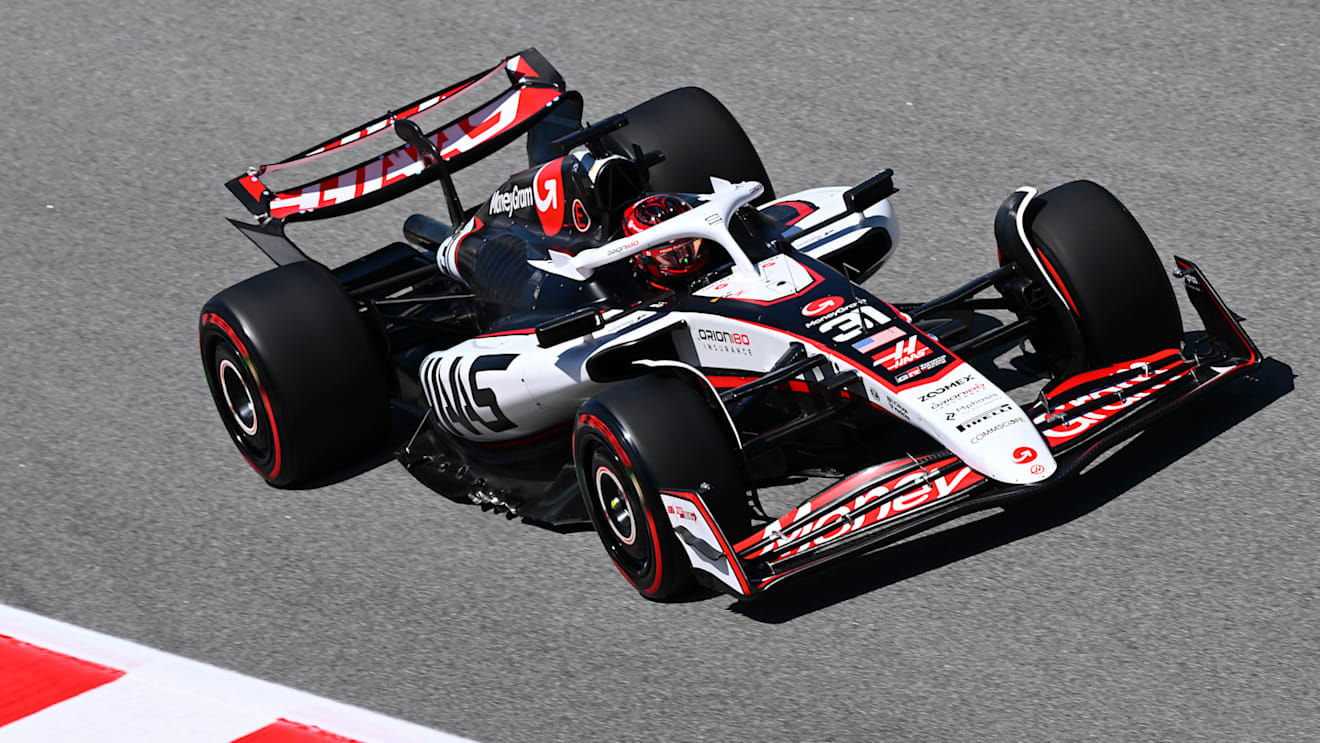 BARCELONA, SPAIN - MAY 31: Esteban Ocon of France driving the (31) Haas F1 VF-25 Ferrari on track during final practice ahead of the F1 Grand Prix of Spain at Circuit de Barcelona-Catalunya on May 31, 2025 in Barcelona, Spain. (Photo by Mark Sutton - Formula 1/Formula 1 via Getty Images)