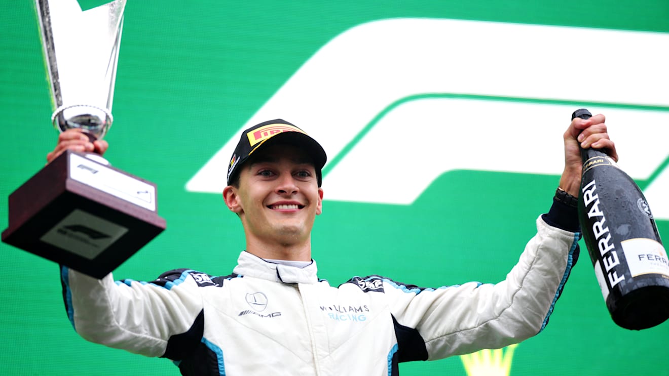 Russell delivered a podium for Williams at Spa 2021