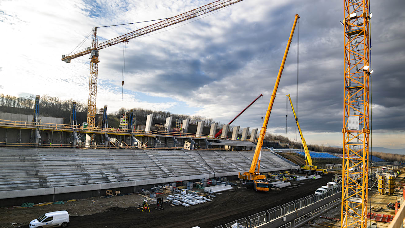 The second phase of a redevelopment project at the Hungaroring is well under way