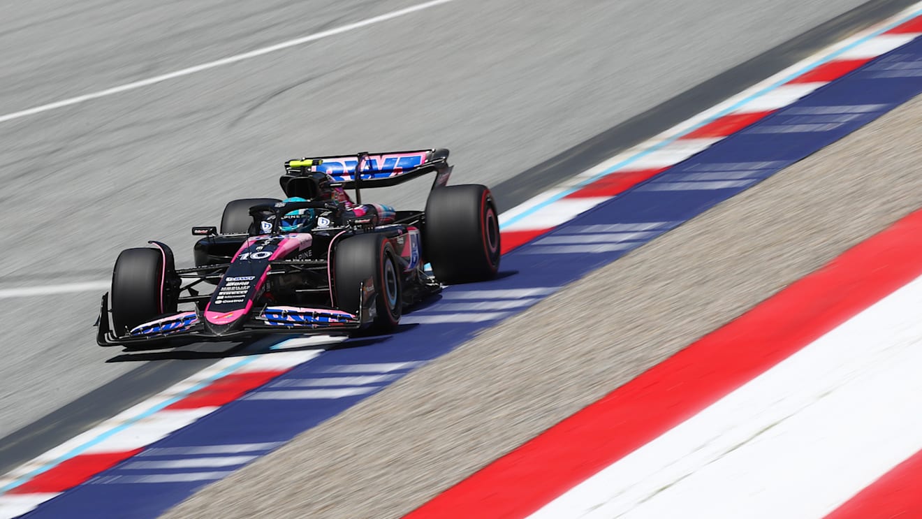 SPIELBERG, AUSTRIA - JUNE 28: Pierre Gasly of France driving the (10) Alpine F1 A524 Renault on track during practice ahead of the F1 Grand Prix of Austria at Red Bull Ring on June 28, 2024 in Spielberg, Austria. (Photo by Peter Fox - Formula 1/Formula 1 via Getty Images)