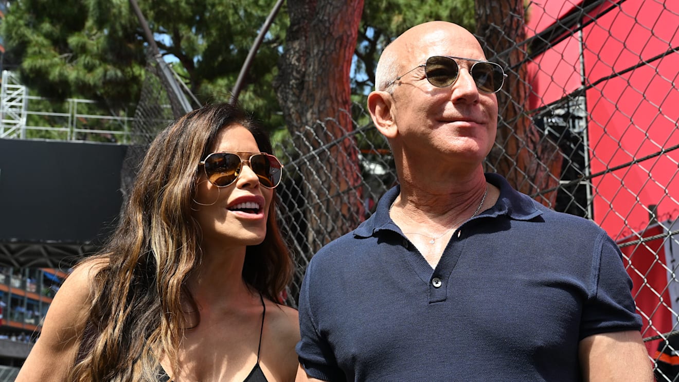 Jeff Bezos and Lauren Sanchez were in attendance in Monaco