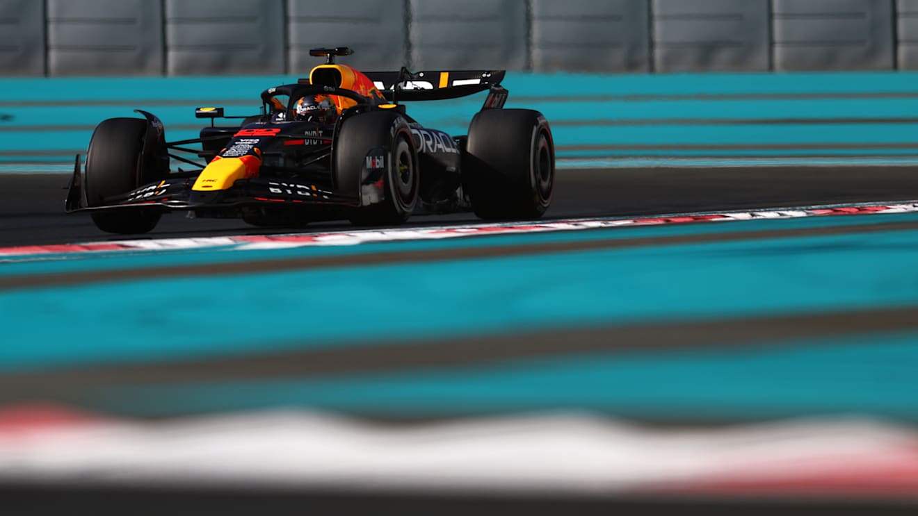 Tsunoda hits the track in the Red Bull RB20, which Max Verstappen piloted to the 2024 title