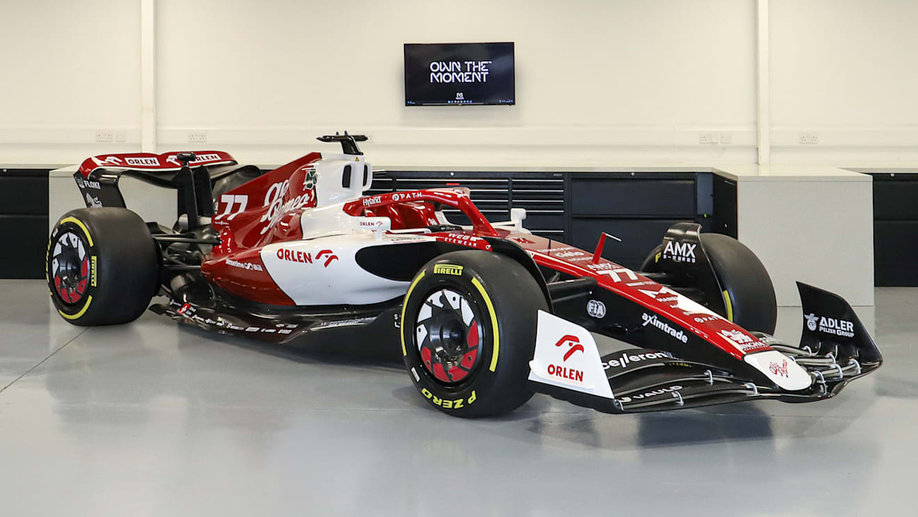 The 2022 Alfa Romeo showcar up for auction via F1 Authentics