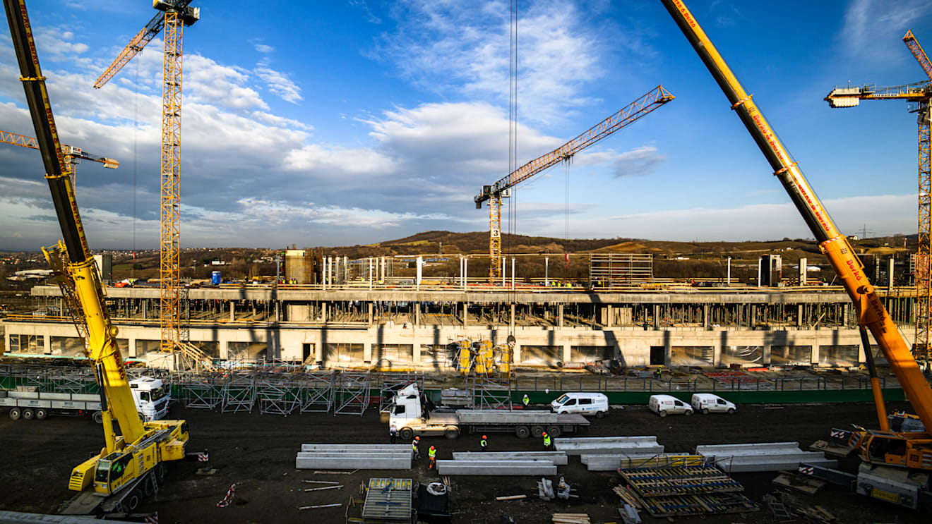 The second phase of a redevelopment project at the Hungaroring is well under way