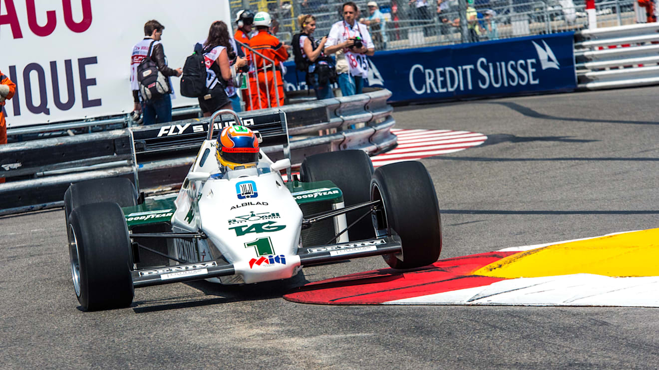 Another special moment came when he drove Keke Rosberg’s 1983 Monaco Grand Prix-winning FW08C © James Bearne / Williams Heritage