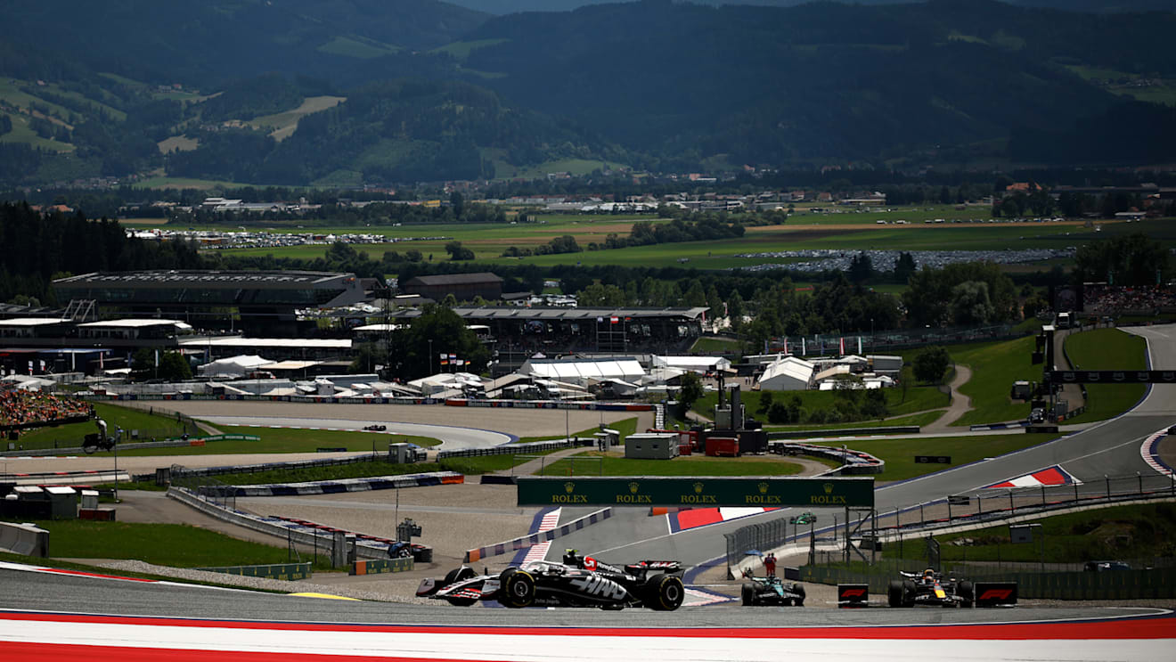 SPIELBERG, AUSTRIA - JUNE 28: Nico Hulkenberg of Germany driving the (27) Haas F1 VF-24 Ferrari on track during practice ahead of the F1 Grand Prix of Austria at Red Bull Ring on June 28, 2024 in Spielberg, Austria. (Photo by Chris Graythen/Getty Images)