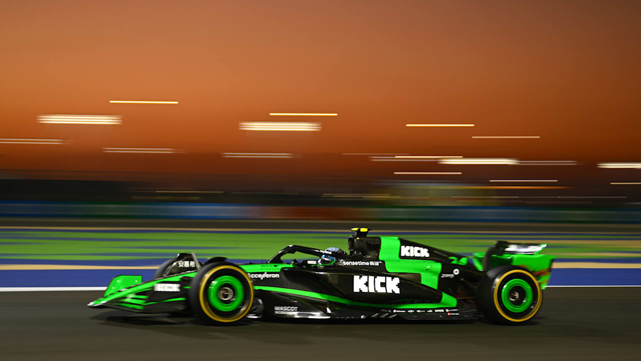 LUSAIL CITY, QATAR - NOVEMBER 29: Zhou Guanyu of China driving the (24) Kick Sauber C44 Ferrari on track during practice ahead of the F1 Grand Prix of Qatar at Lusail International Circuit on November 29, 2024 in Lusail City, Qatar. (Photo by Clive Mason/Getty Images)