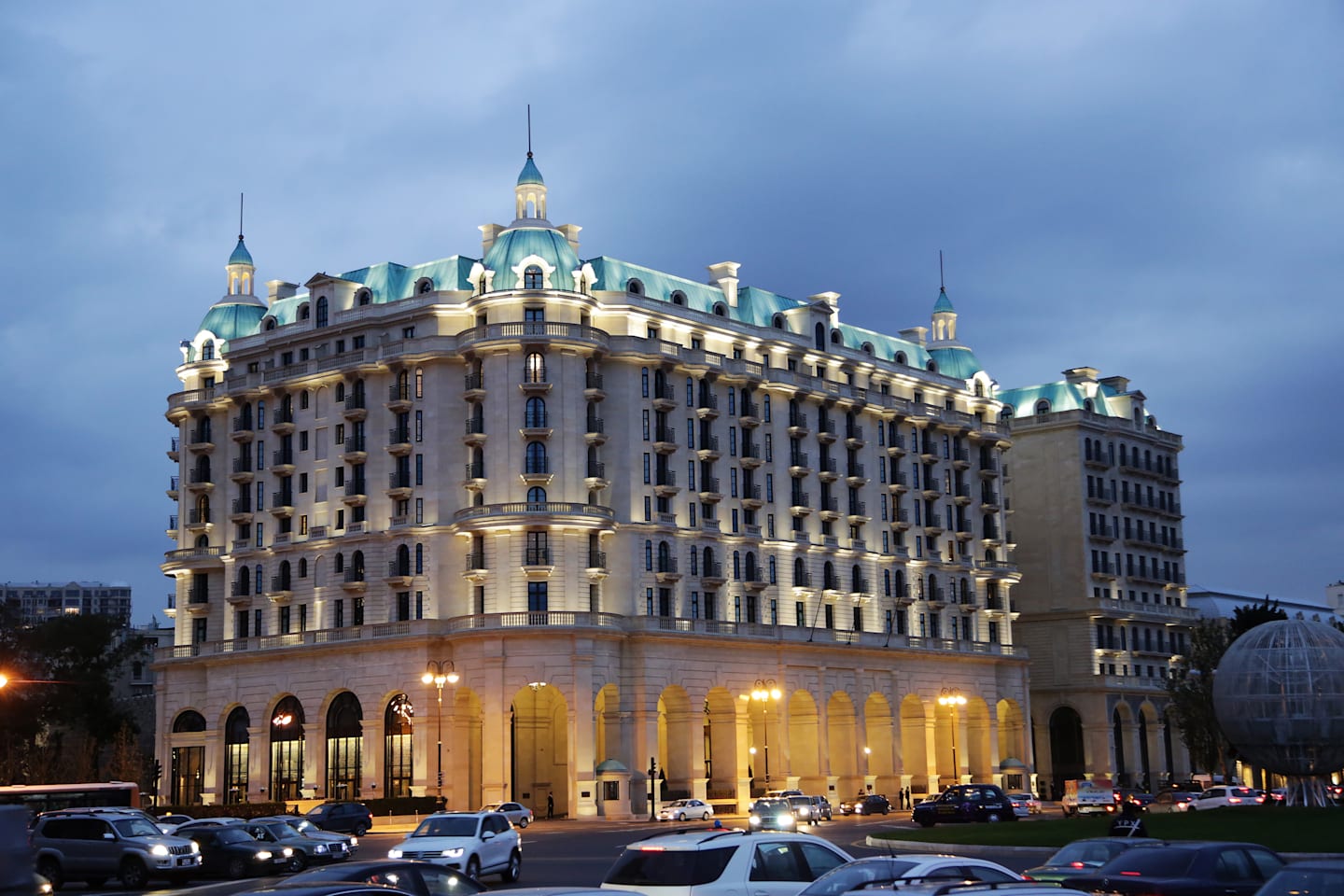 BAKU, AZERBAIJAN - NOVEMBER 17: Four Seasons Hotel, Baku on November 17, 2012 in Baku, Azerbaijan.