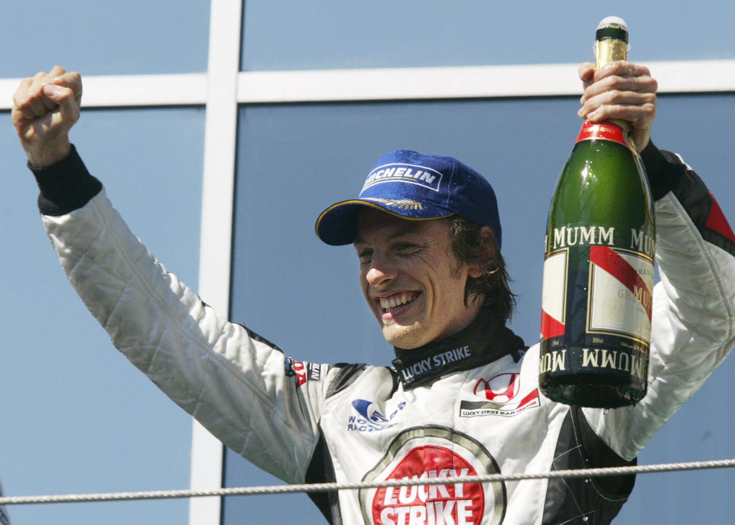 Button and BAR-Honda tasted plenty of champagne during the 2004 campaign