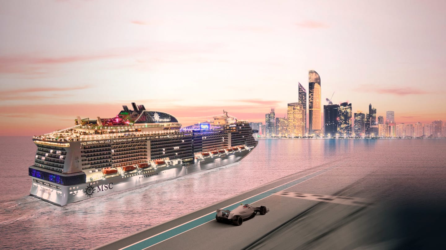 MSC Cruises will bring ships to select Grand Prix weekends