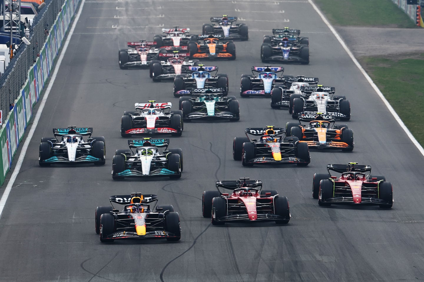 ZANDVOORT, NETHERLANDS - SEPTEMBER 04: Max Verstappen of the Netherlands driving the (1) Oracle Red