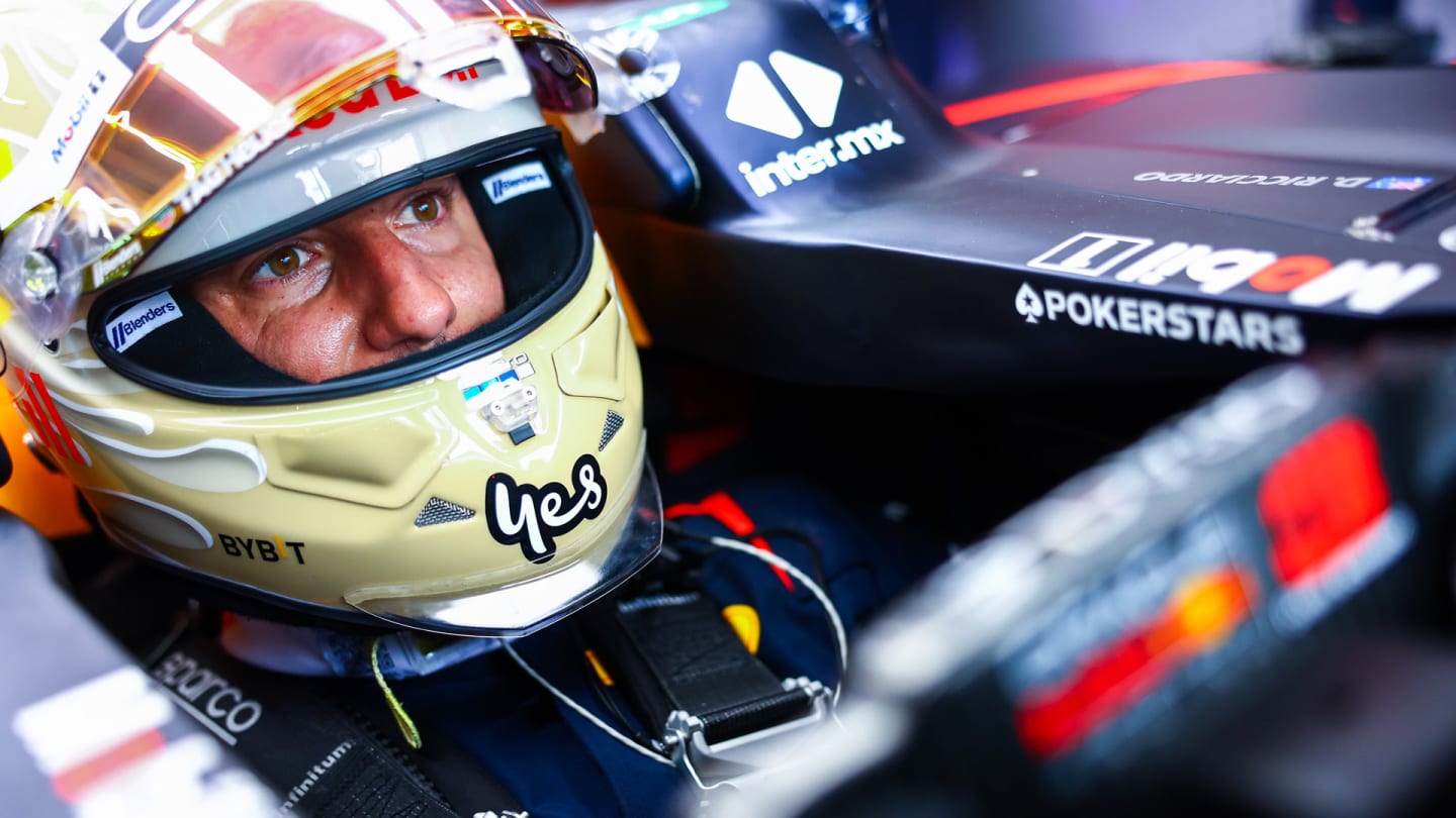 Daniel Ricciardo, McLaren enters his cockpit in the team's