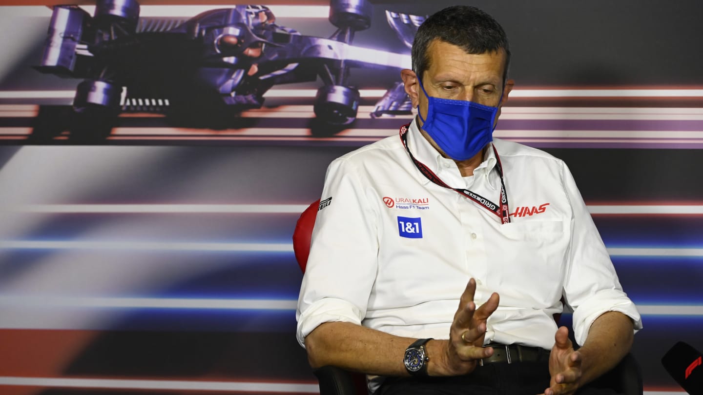 Guenther Steiner, Team Principal, Haas F1, in the Press Conference