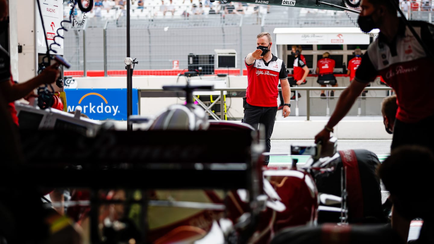 Alfa Romeo Racing ORLEN Team, ambiance during the Formula 1 Emirates Grand Prix de France 2021, 7th