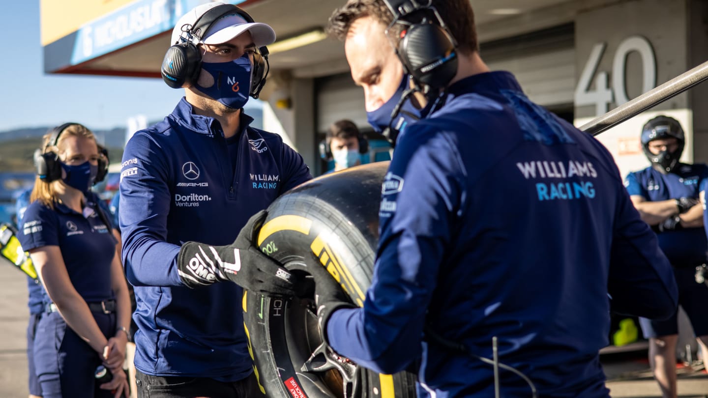 Nicholas Latifi (CDN) Williams Racing - Captain Tom Moore 100 Challenge - 100 pit stops over the GP