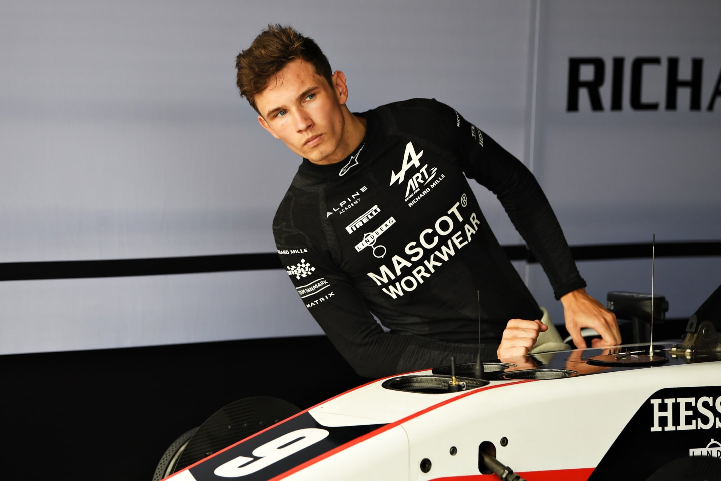 BAHRAIN, BAHRAIN - MARCH 10: Christian Lundgaard of Denmark and ART Grand Prix looks on during day