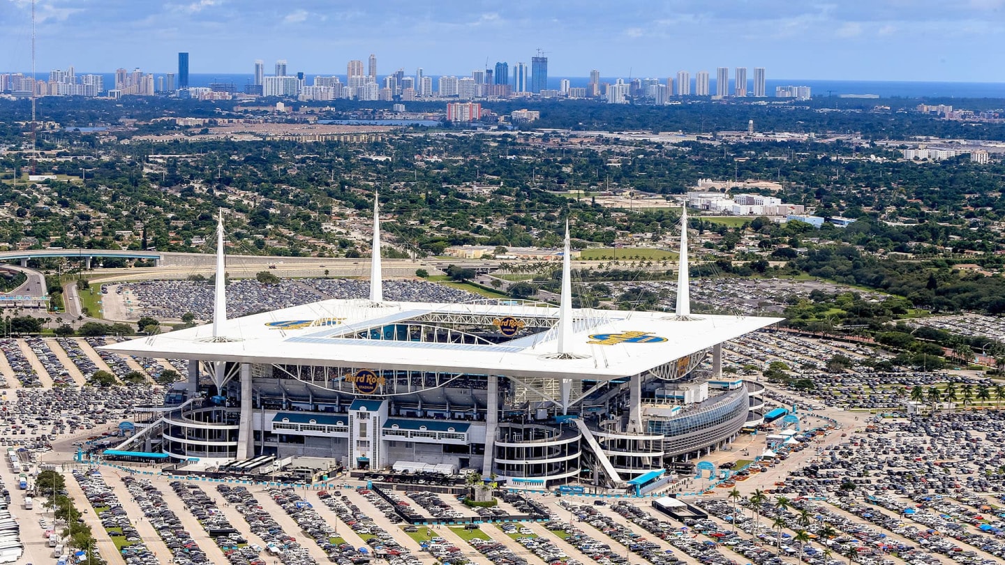 A general view asset of Hard Rock Stadium. (Miami