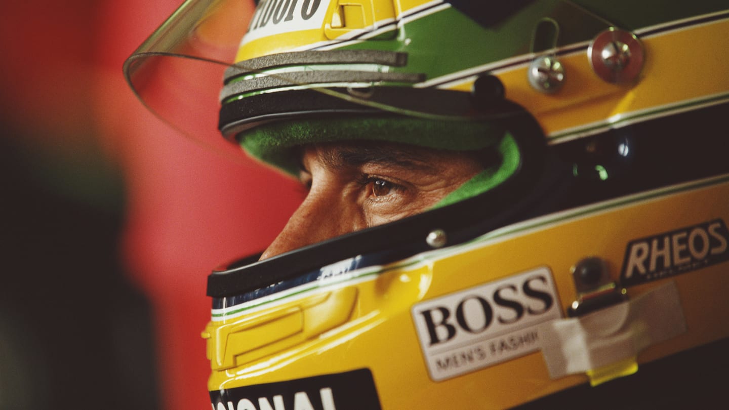 Ayrton Senna of Brazil, driver of the #1 Honda Marlboro McLaren McLaren MP4/6 Honda RA121E V10