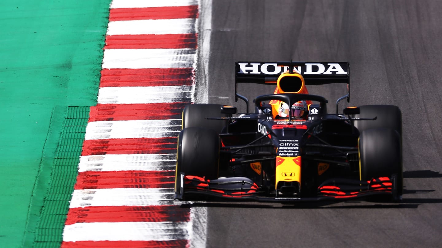 PORTIMAO, PORTUGAL - MAY 02: Max Verstappen of the Netherlands driving the (33) Red Bull Racing