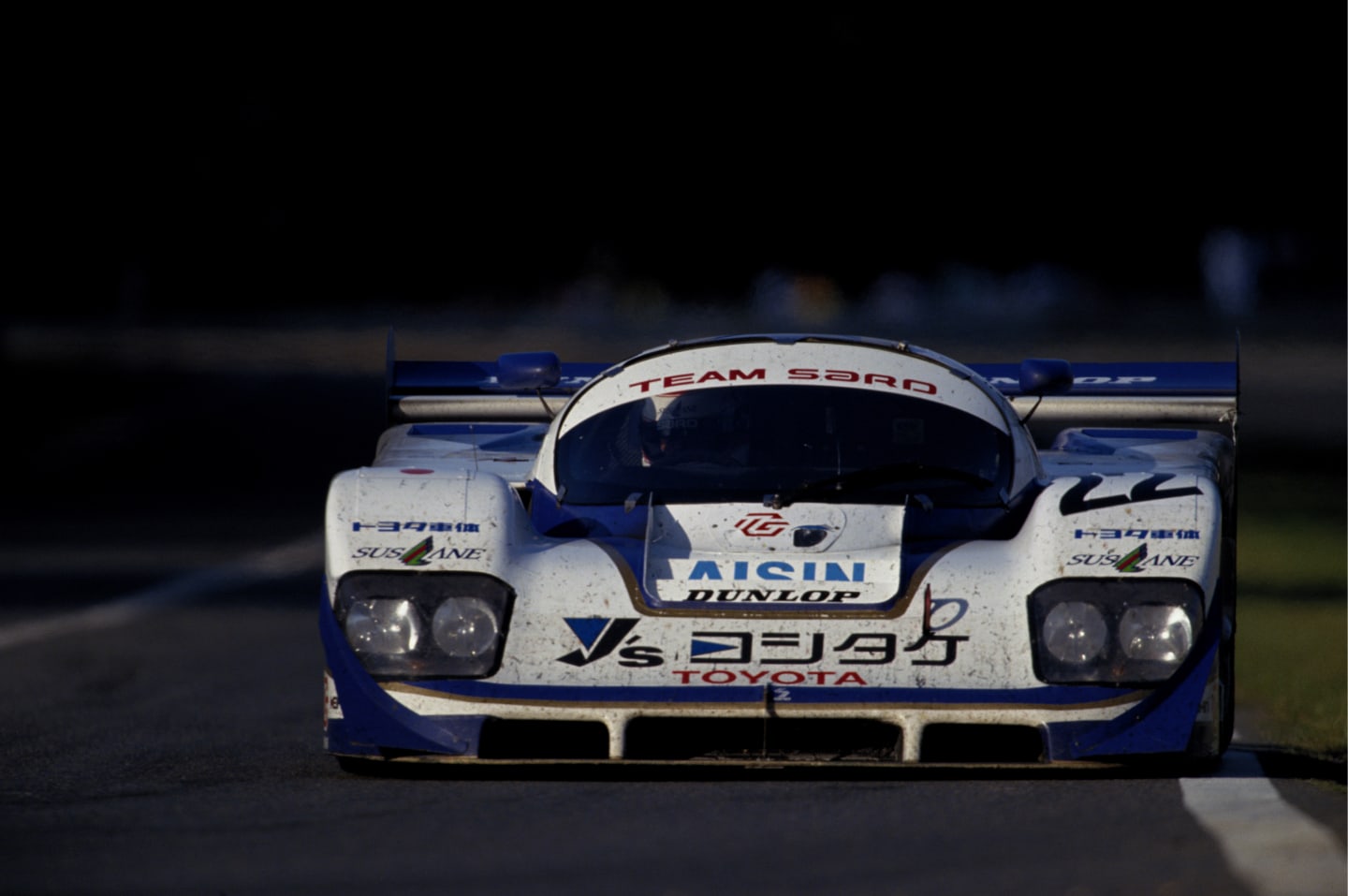 Roland Ratzenberger drives the #22 Y's Racing Team SARD Toyota R36V 3.6 L Turbo V8 during the FIA