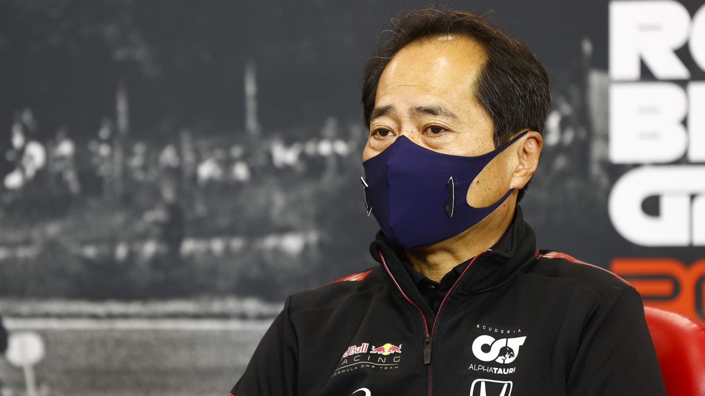 Toyoharu Tanabe, F1 Technical Director, Honda in the press conference 