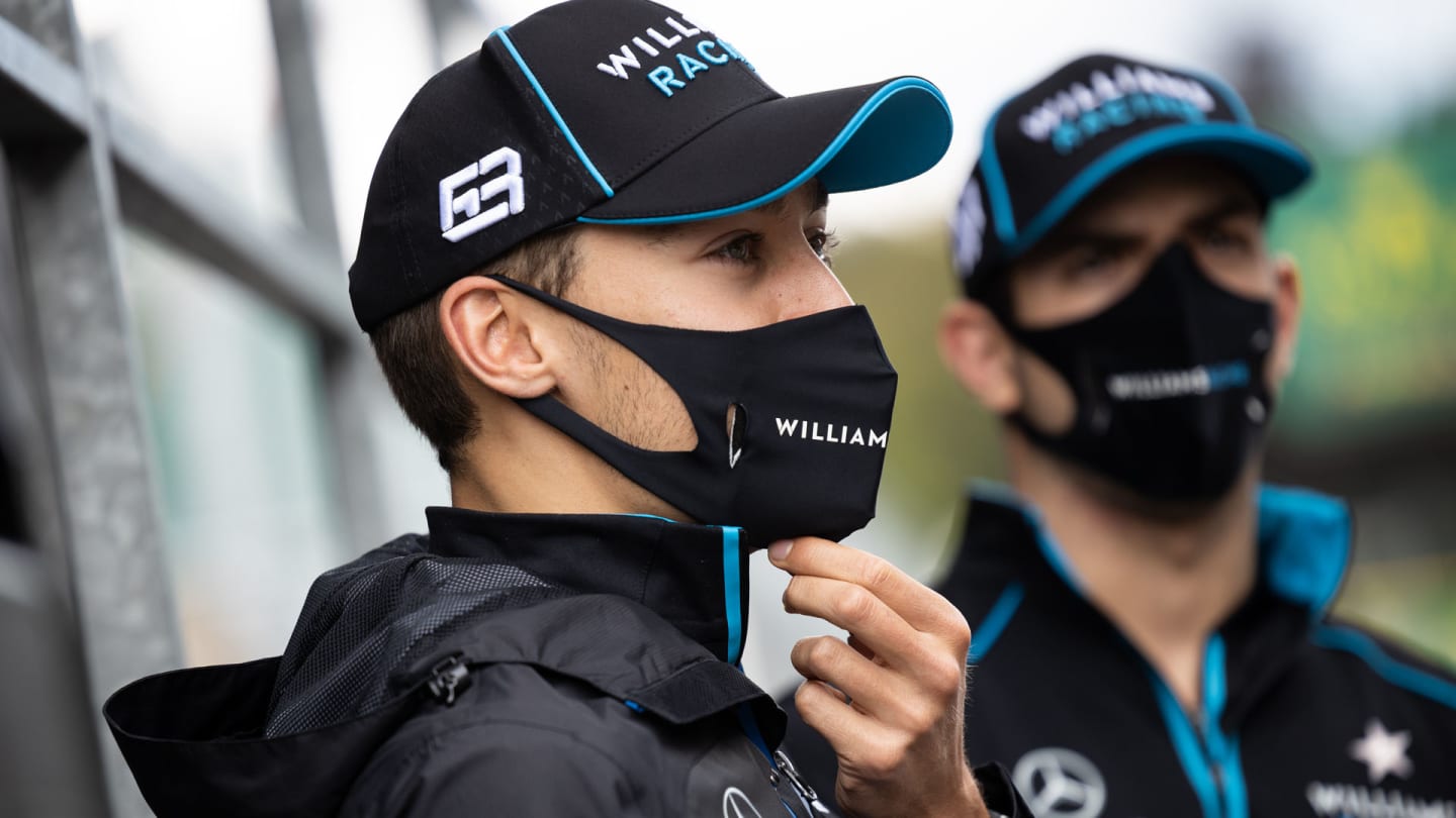 George Russell (GBR) Williams Racing and Nicholas Latifi (CDN) Williams Racing.
Belgian Grand Prix,