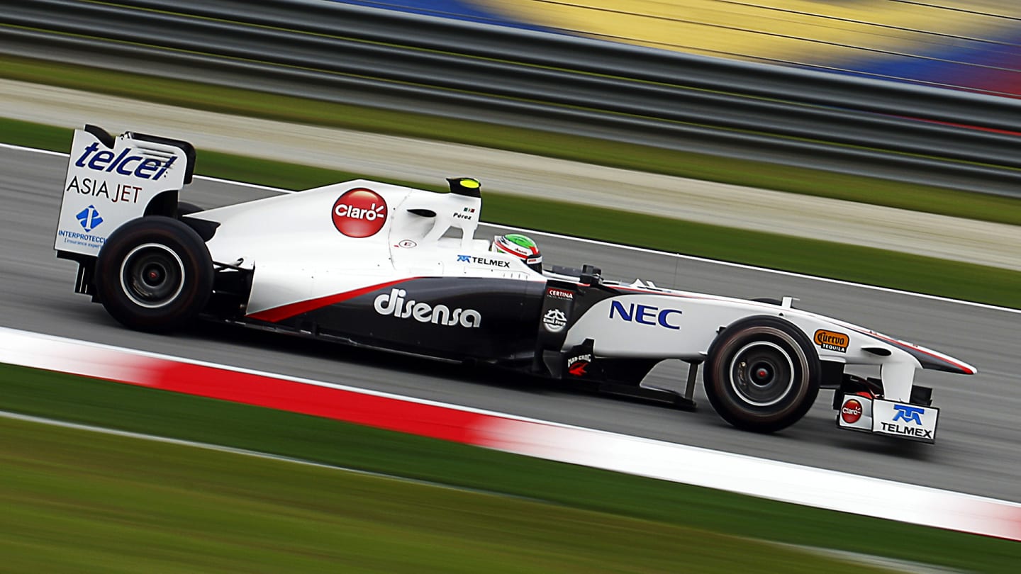 Sergio Perez (MEX) Sauber C30.
Formula One World Championship, Rd 2, Malaysian Grand Prix, Practice