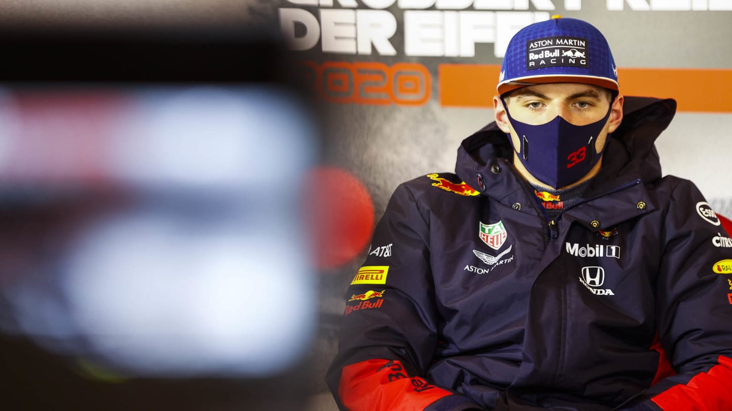 Max Verstappen, Red Bull Racing in the press conference 