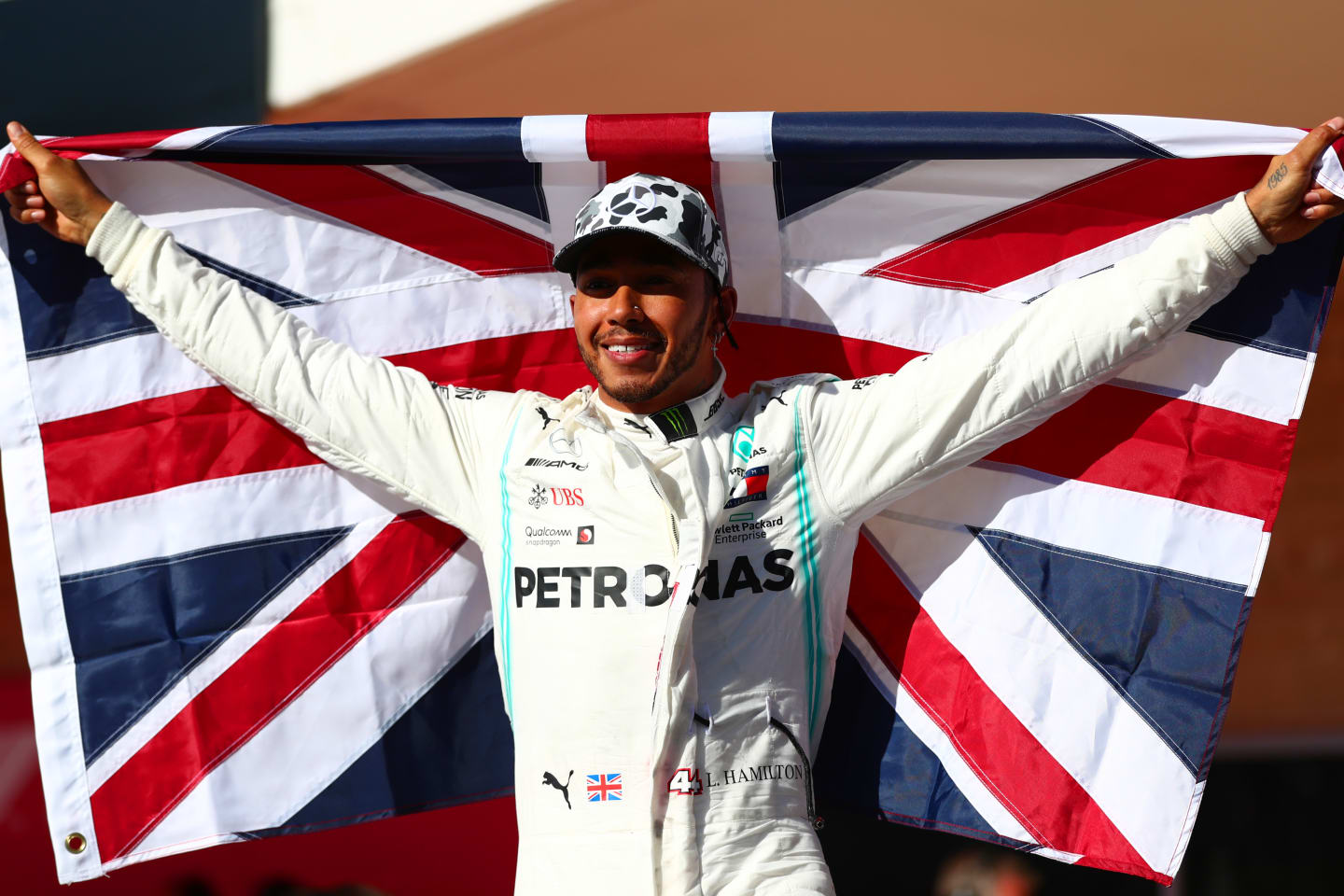 AUSTIN, TEXAS - NOVEMBER 03: 2019 Formula One World Drivers Champion Lewis Hamilton of Great