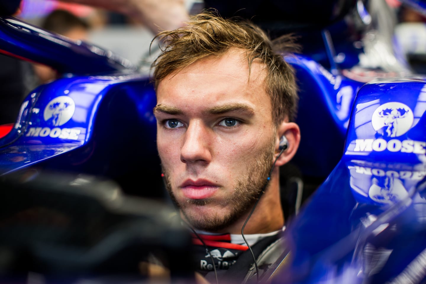 SINGAPORE, SINGAPORE - SEPTEMBER 20: Pierre Gasly of Scuderia Toro Rosso and France during practice