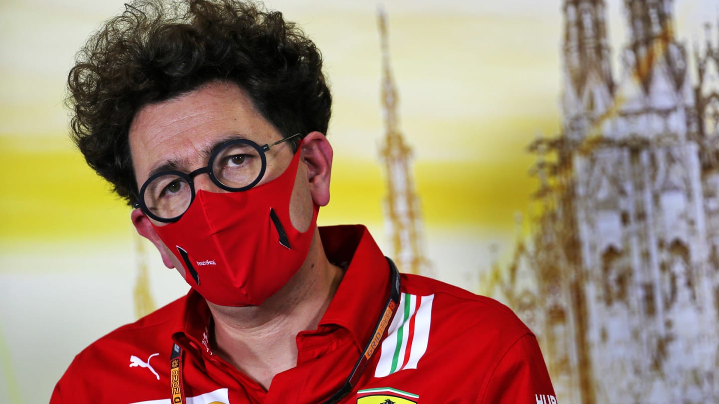 Mattia Binotto (ITA) Ferrari Team Principal in the FIA Press Conference.
04.09.2020. Formula 1