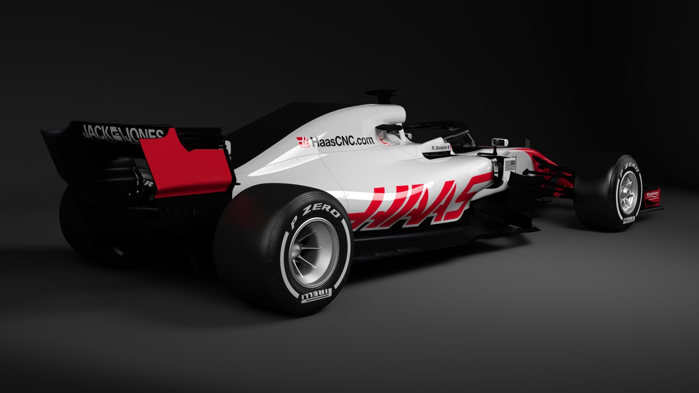 The Haas VF-18. © Haas F1 Team