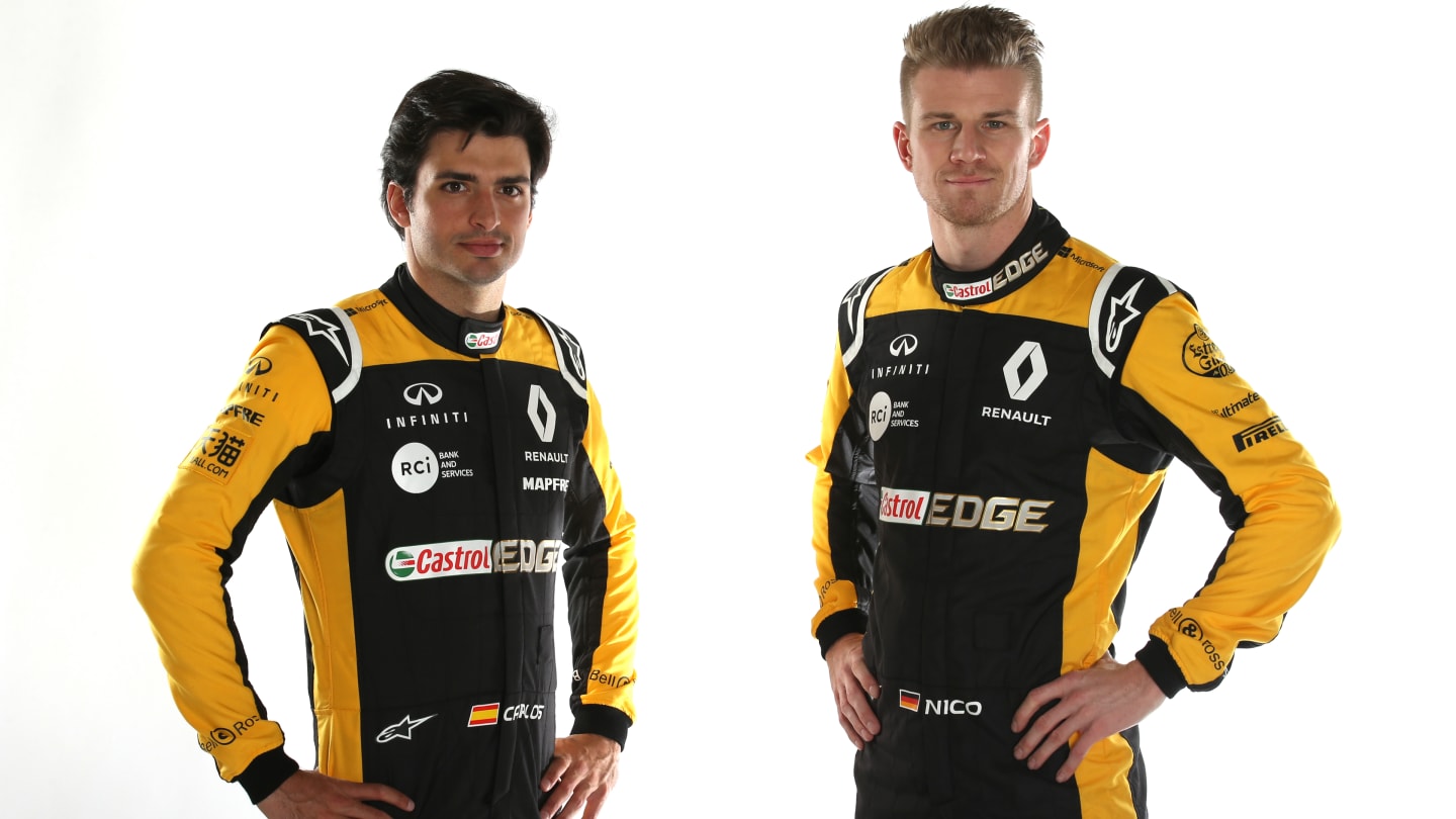 Carlos Sainz and Nico Hulkenberg © Renault Sport F1 Team