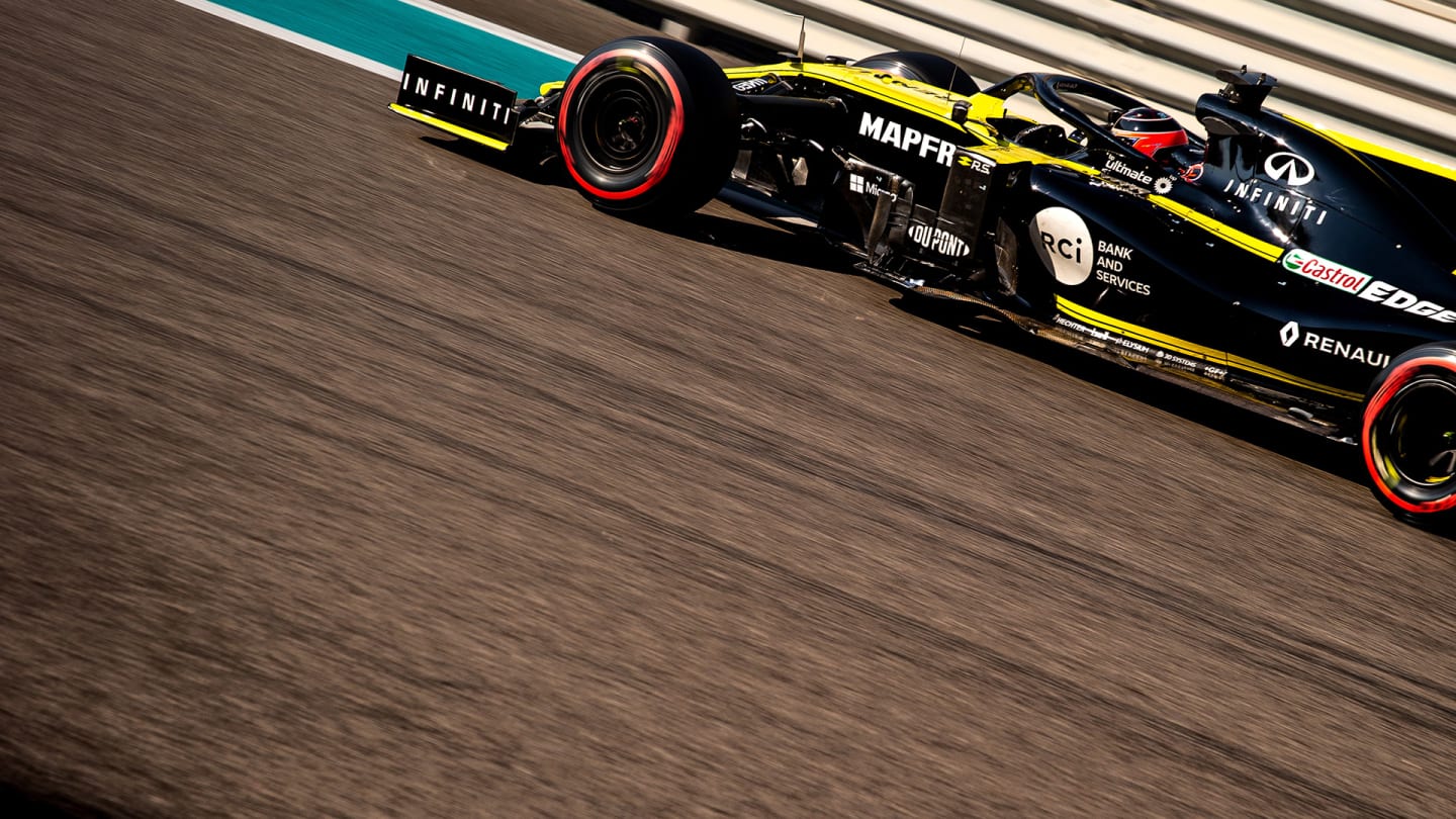 Esteban Ocon (FRA) Renault F1 Team RS19.
04.12.2019. Formula 1 Testing, Yas Marina Circuit, Abu