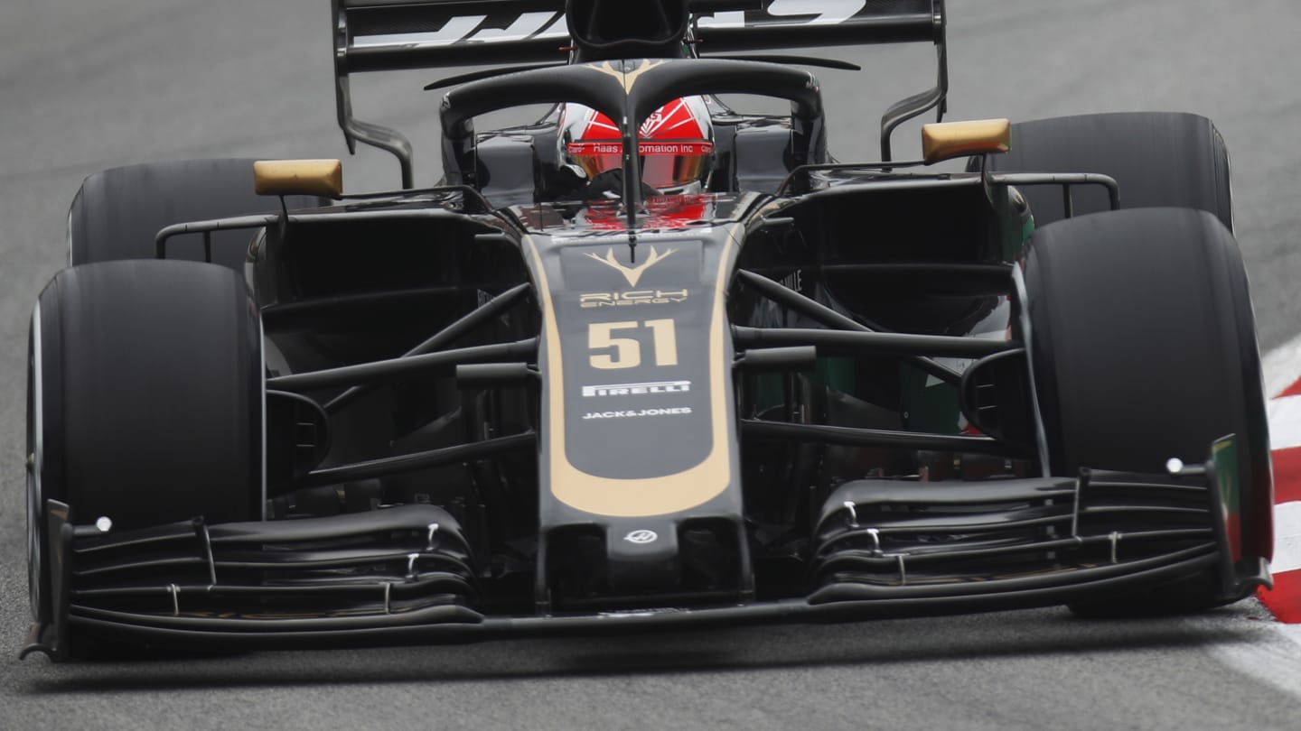 CIRCUIT DE BARCELONA-CATALUNYA, SPAIN - FEBRUARY 20: Pietro Fittipaldi, Haas VF-19 during the