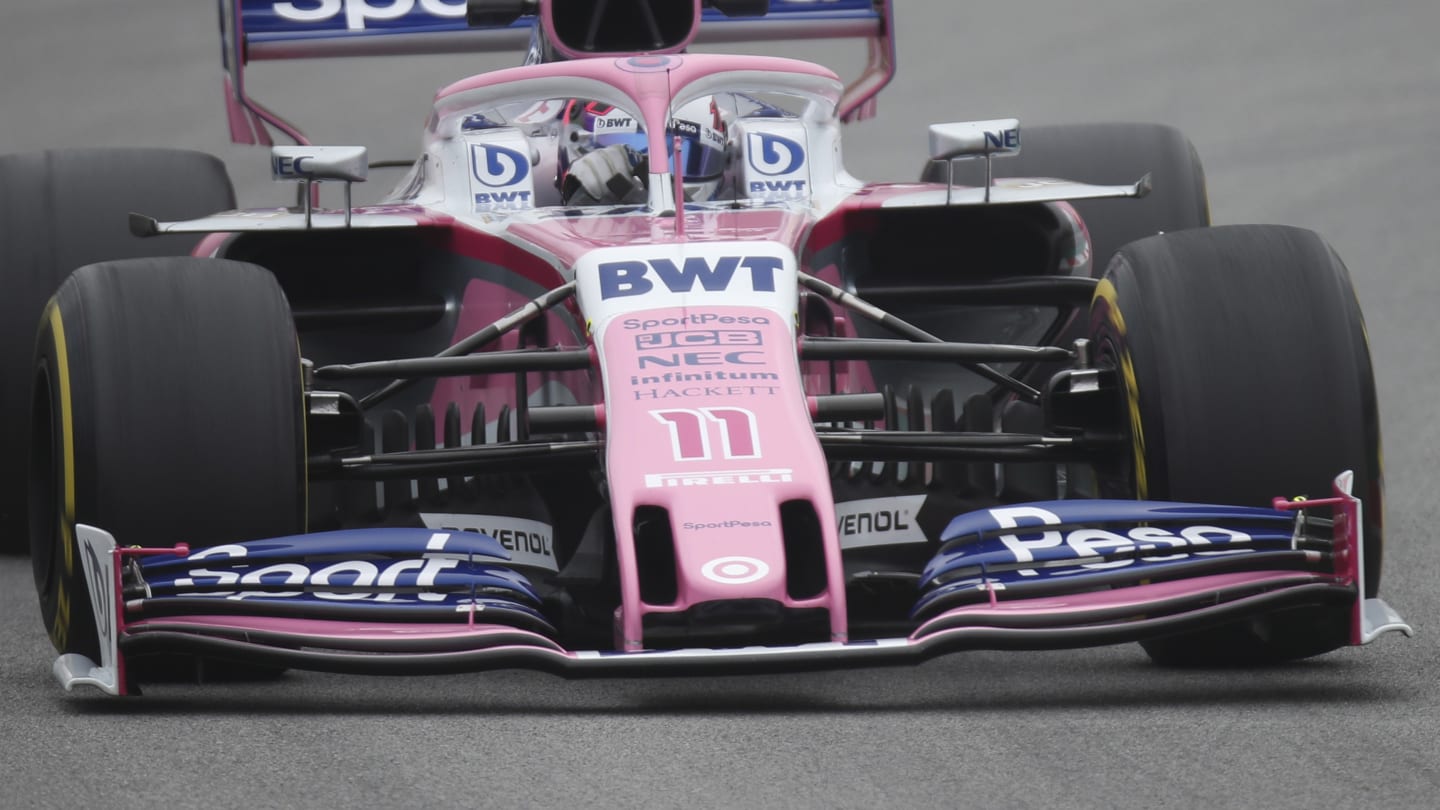 CIRCUIT DE BARCELONA-CATALUNYA, SPAIN - FEBRUARY 20: Sergio Perez, SportPesa Racing Point F1 Team