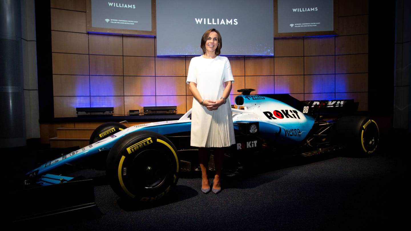 Claire Williams (GBR) Williams Racing Deputy Team Principal.
Williams Racing Livery Unveil. Monday